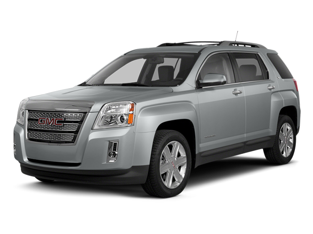 2013 GMC Terrain SLE in Atlantis Blue Metallic — front three-quarter view