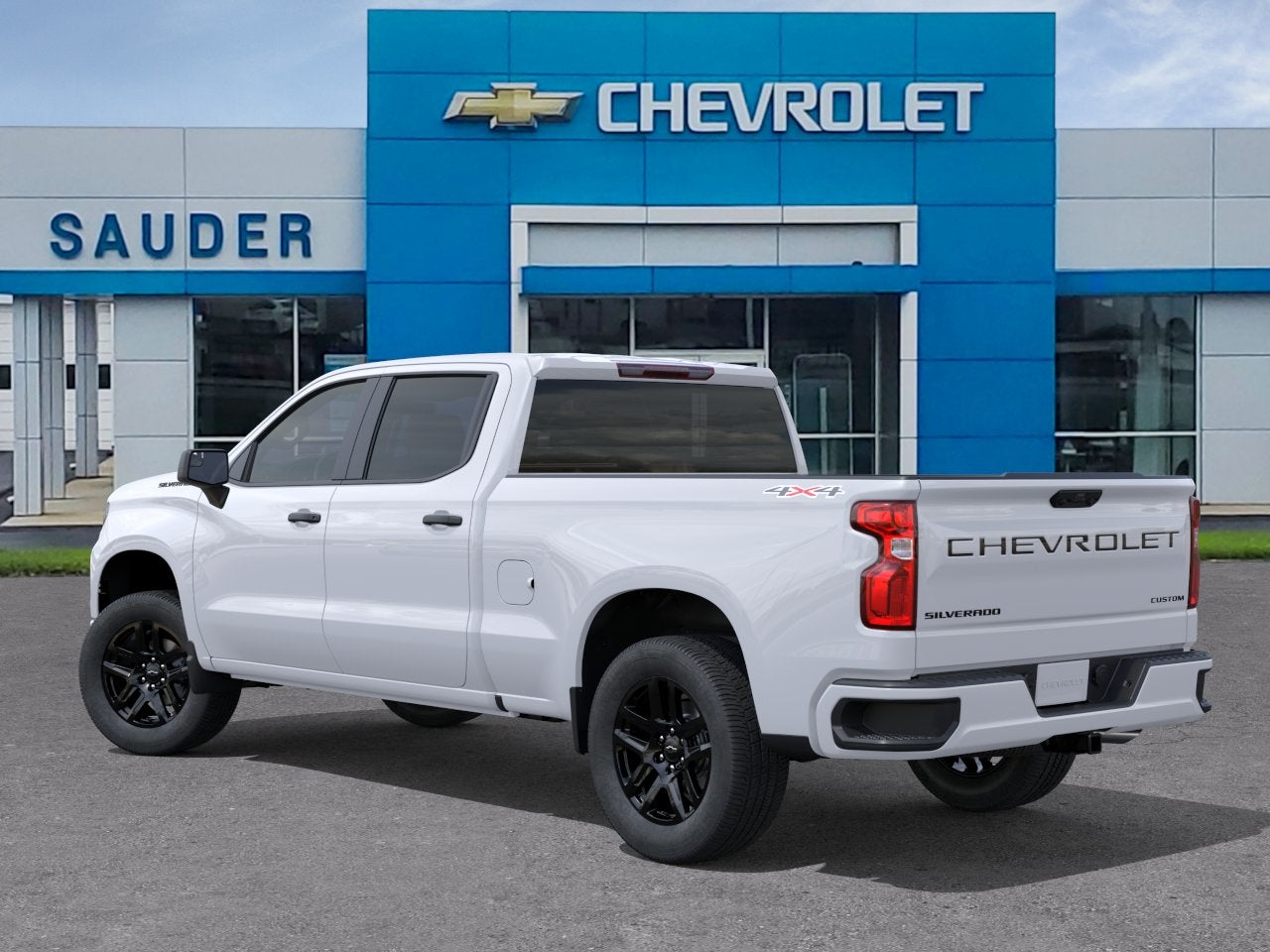 2026 Chevrolet Silverado 1500 — rear three-quarter view
