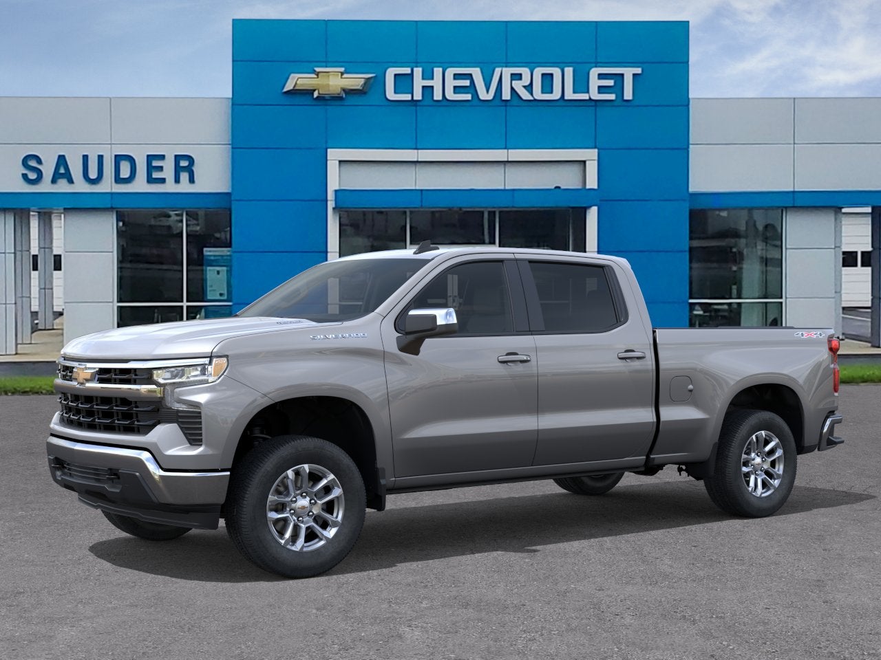 2026 Chevrolet Silverado 1500 — side profile view