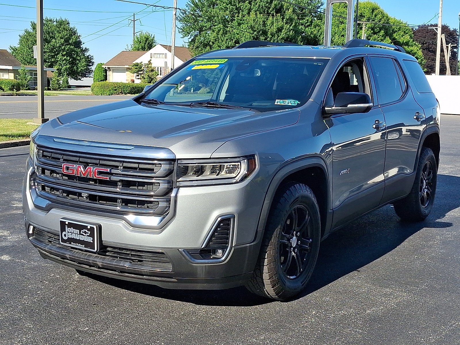 2023 GMC Acadia — rear three-quarter view