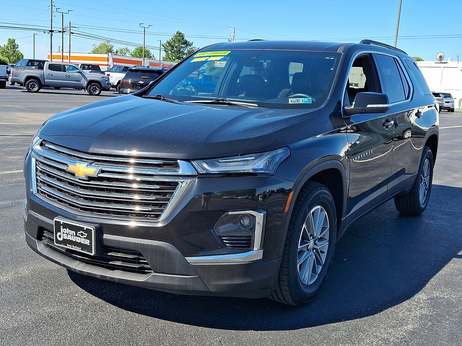 2023 Chevrolet Traverse — rear three-quarter view