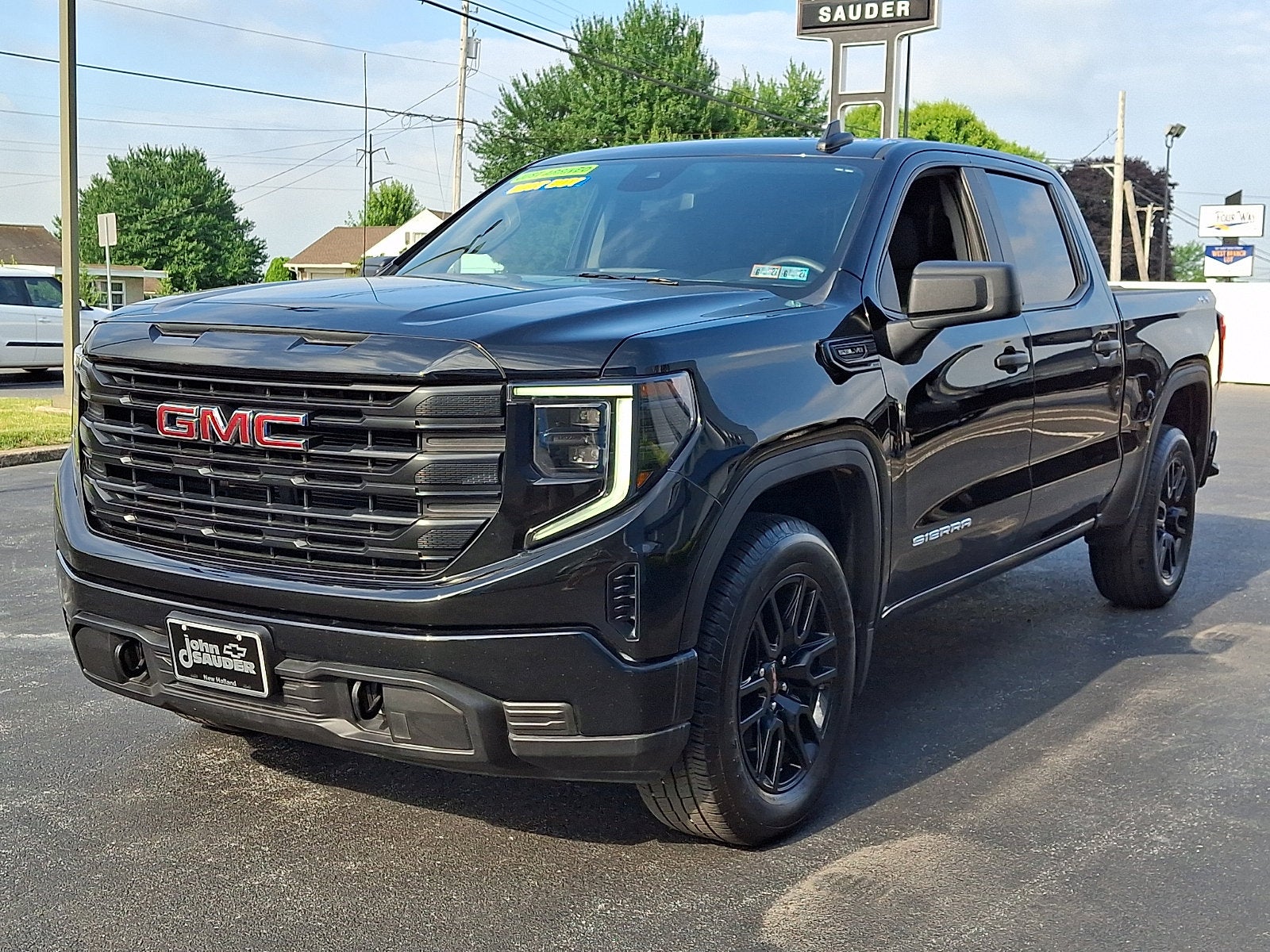 2024 GMC Sierra 1500 — rear three-quarter view