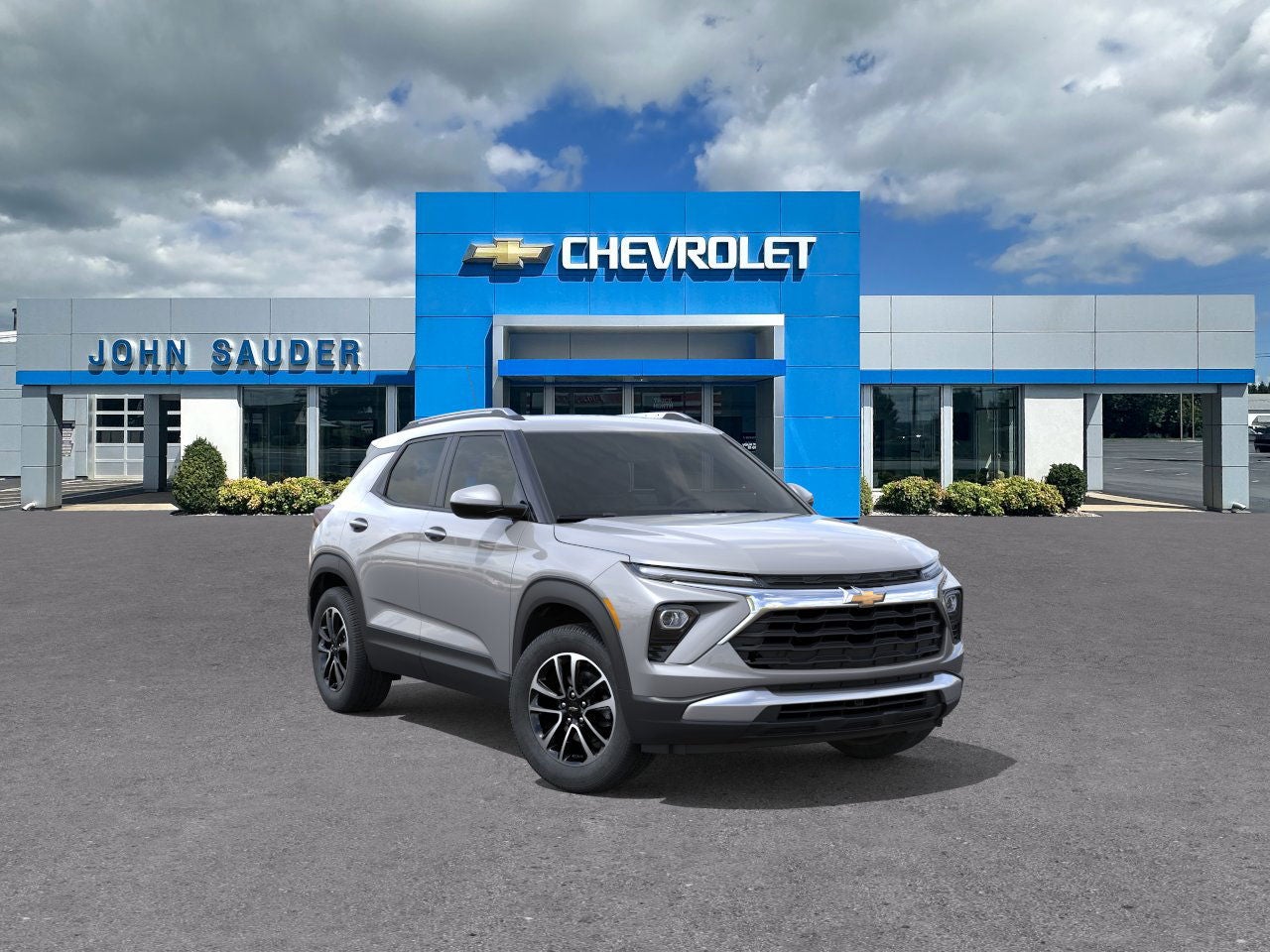 2025 Chevrolet Trailblazer LT in Sterling Gray Metallic — front three-quarter view